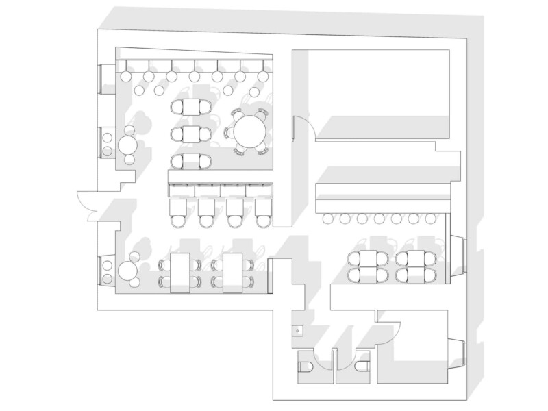 restaurant service layout