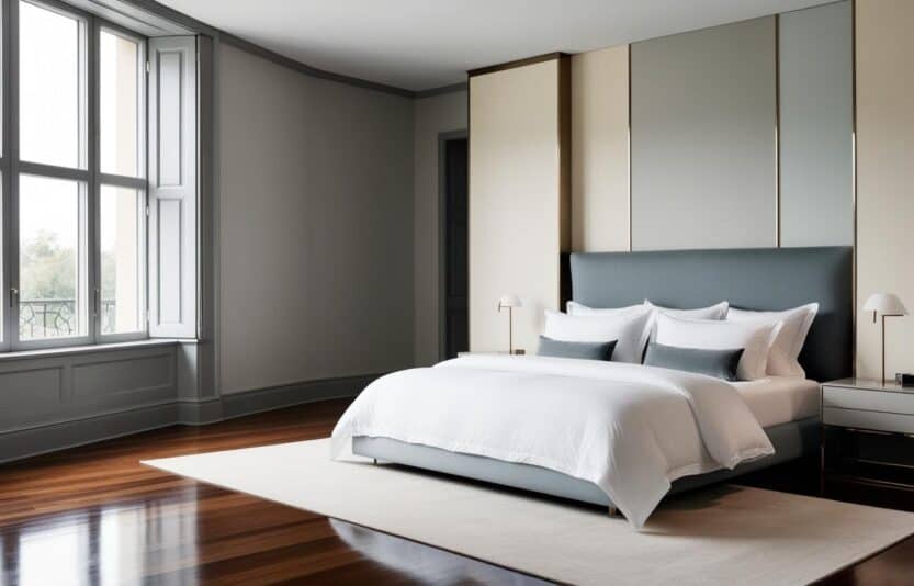 Luxury bedroom interiors _ contemporary style Luxury bedroom interiors _ contemporary style