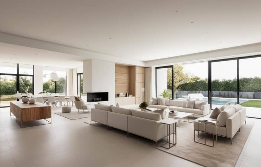 Luxury home interiors _ minimalist style Luxury home interiors _ minimalist style
