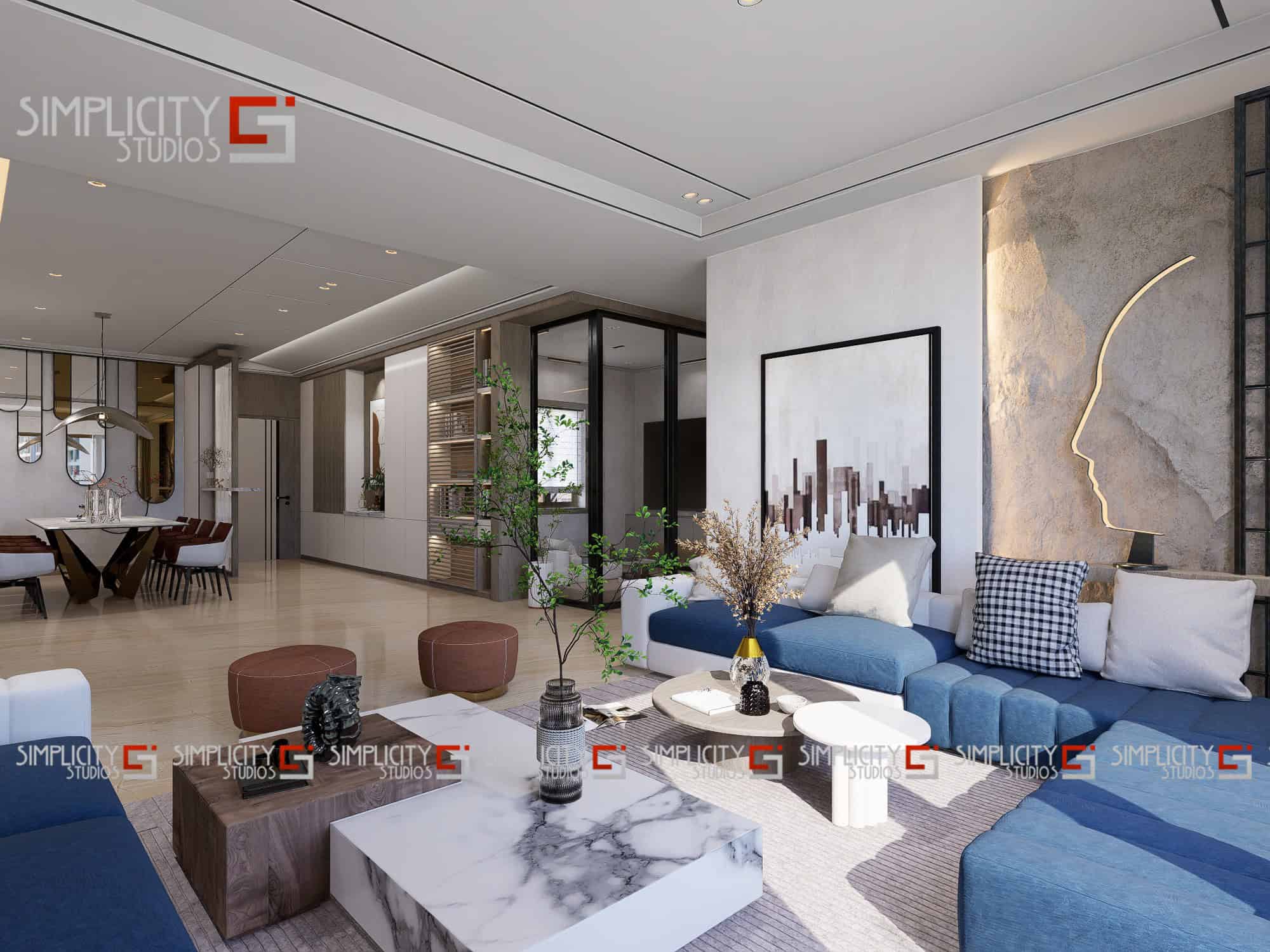 4BHK Interiors – V. Agarwal 2 Render UTL031205 07