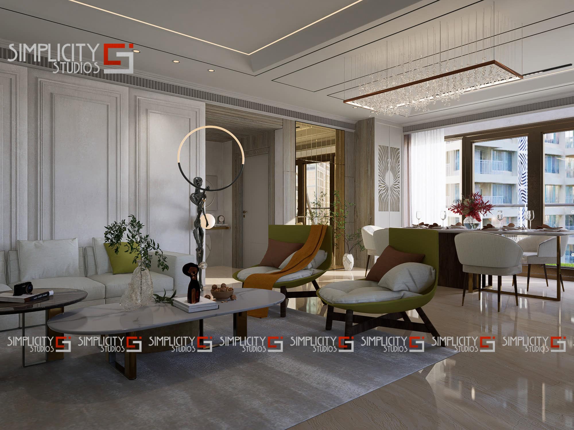 4BHK Interiors - N. Khera 14 Render UTL031507 38