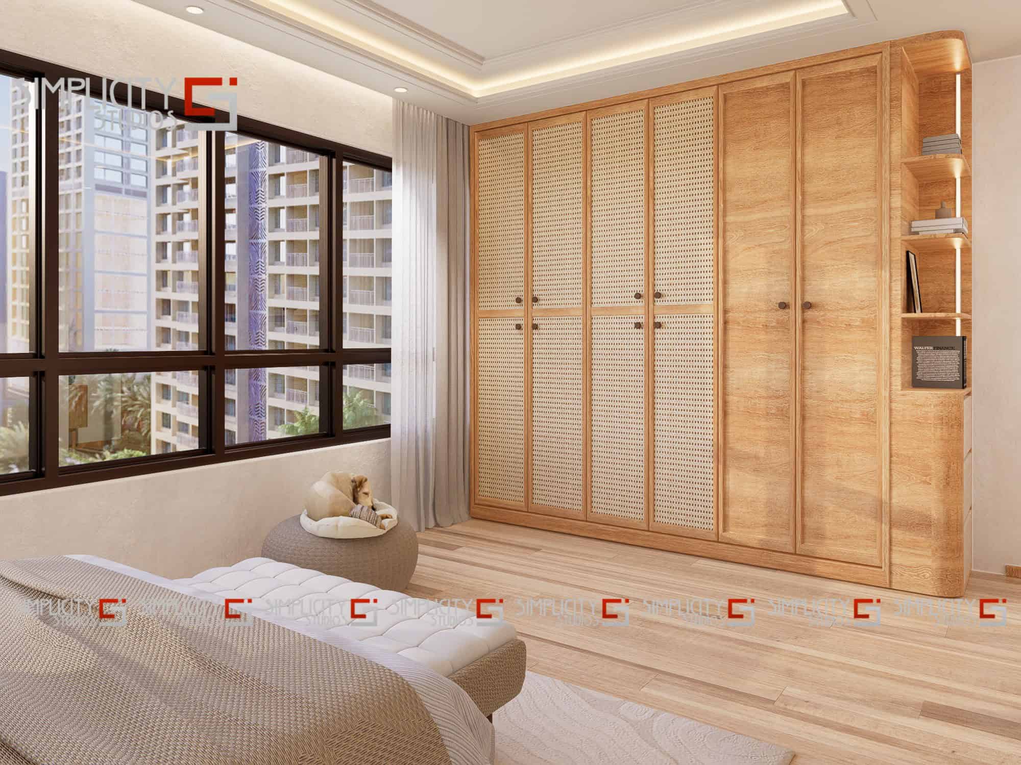 3BHK Interiors – S. Roy 2 UTL041105 Master Bedroom 06