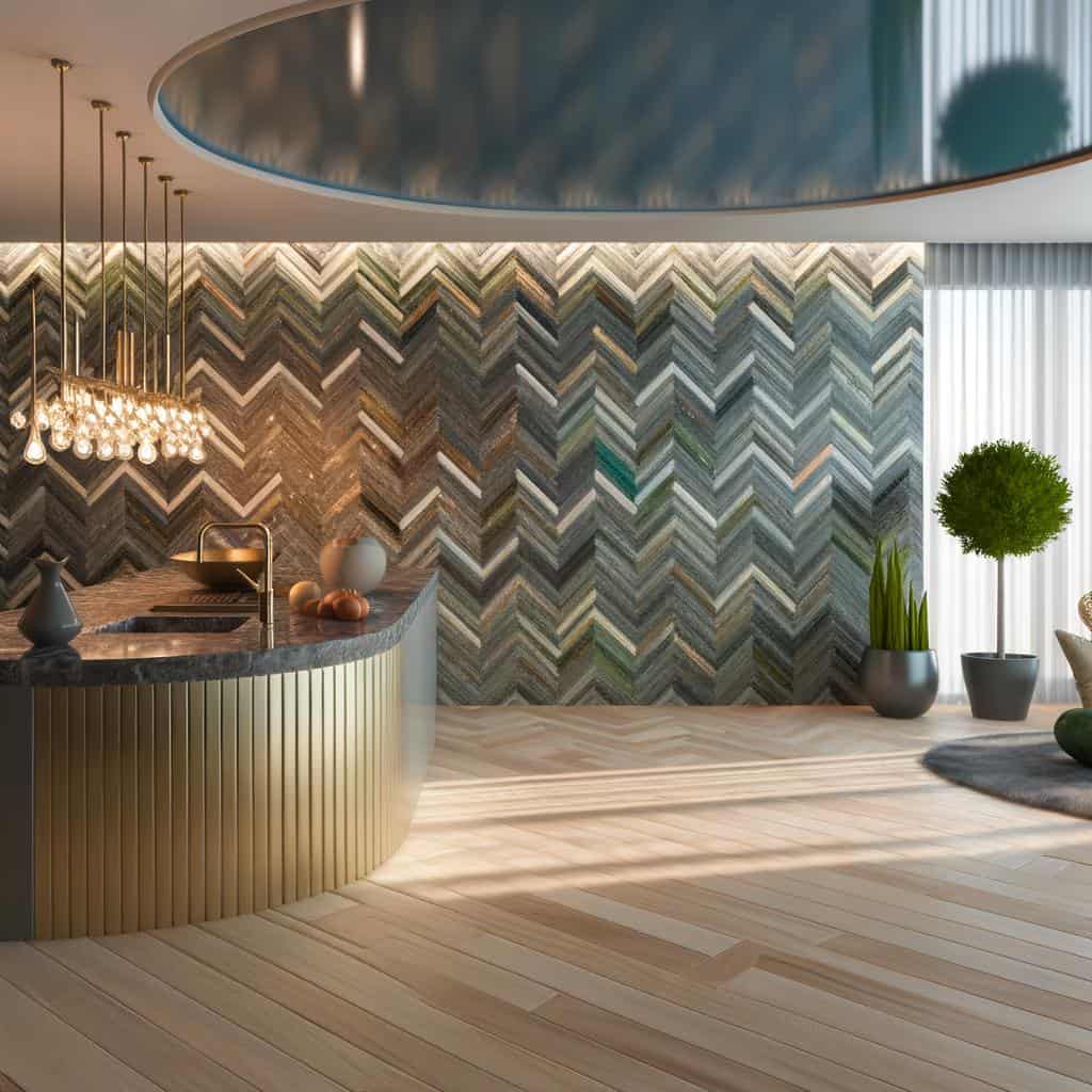 Stealing the Show with a Dazzling Backsplash That Pops