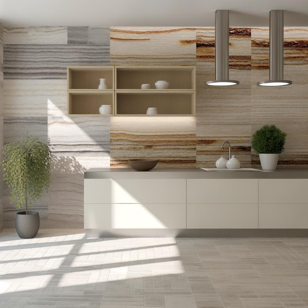 The Beauty of Simplicity in Slab Backsplashes