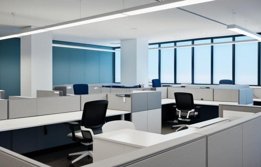 modern office interiors _ cubicle style office design modern office interiors _ cubicle style office design