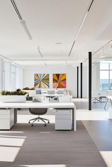 modern office interiors _ open plan office design modern office interiors _ open plan office design